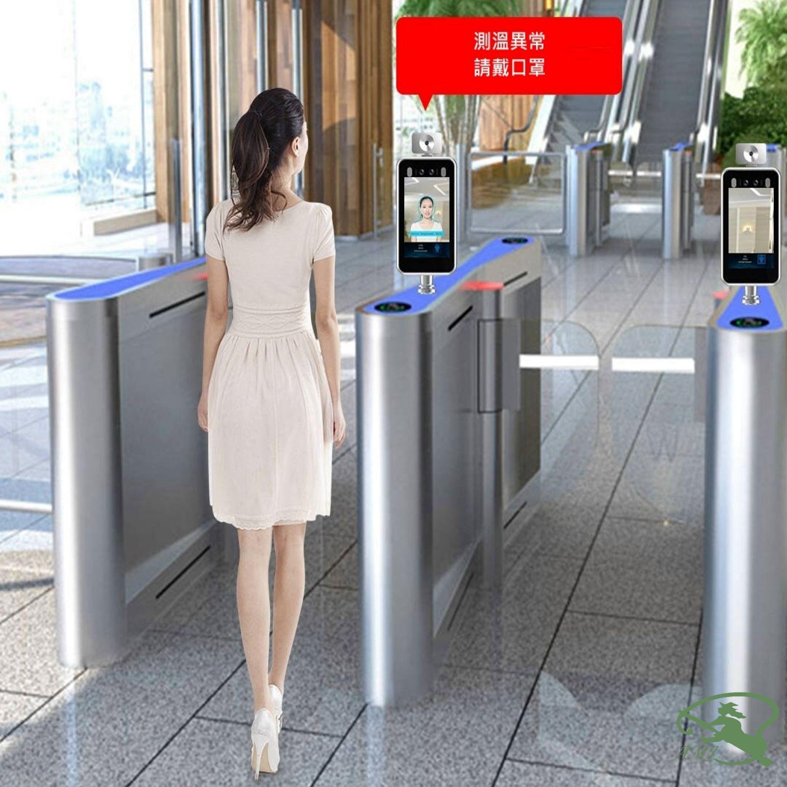 人臉辨識測溫口罩提示機