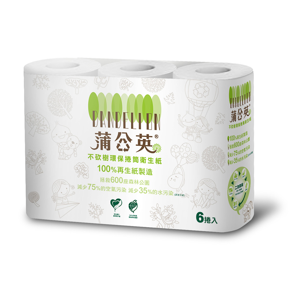 蒲公英環保小捲衛生紙