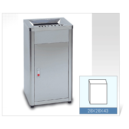 不銹鋼垃圾箱 304-C W38xD35xH68